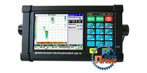 Ультразвуковой дефектоскоп с высококонтрастным TFT дисплеем УД4-76