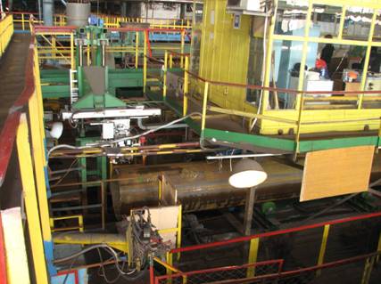 Системы автоматизированного неразрушающего контроля концов труб «Унискан-ЛуЧ КТ-7», интегрированная в технологическую линию трубного завода
